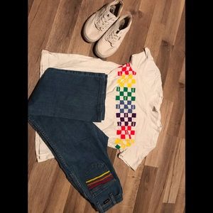 NWOT VS PINK M white tee shirt